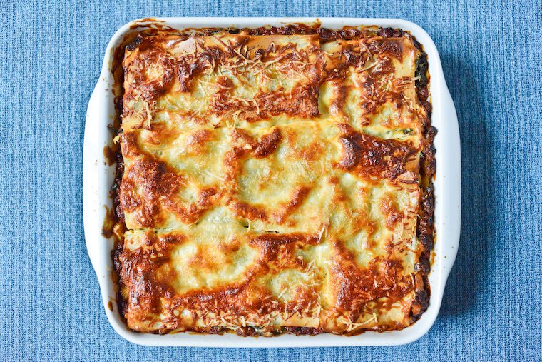 Meat and Vegetable Lasagna Recipe