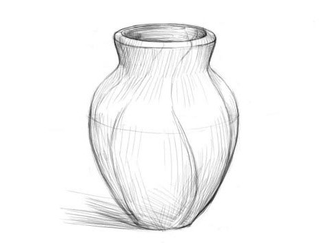 как рисовать вазу