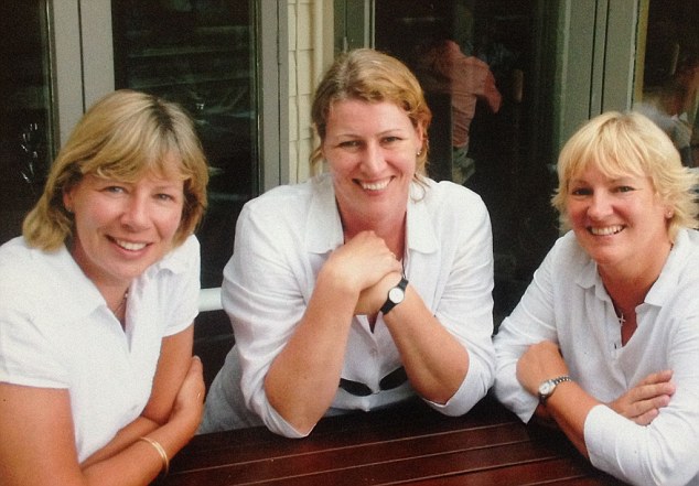 Jane Matthews (pictured centre with friends) says it is crucial to make sure you cherish your friends as they are 