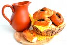 Расстегаи с курицей и подосиновиками