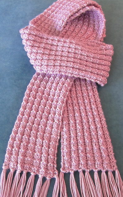 Free Knitting Pattern for Heartwarming Scarf