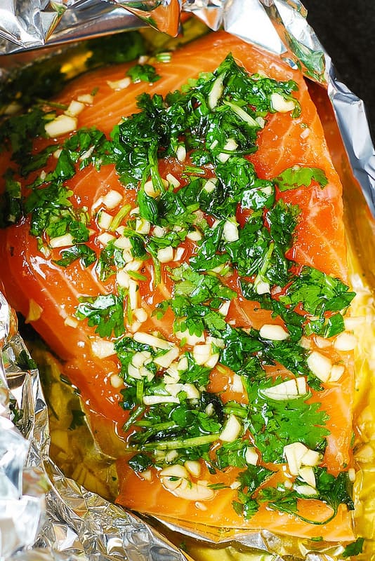 salmon in foil, how to cook salmon in foil
