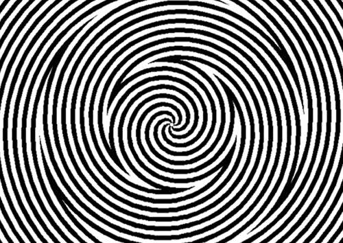 12 чёрных точек иллюзия
