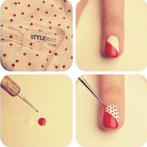 Рисунки на ногтях: модные идеи пошагово