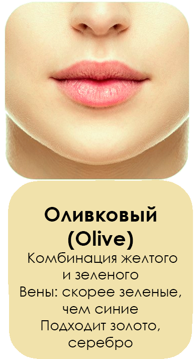 Оливковый подтон кожи