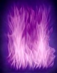 Фиолетовое пламя. Фото