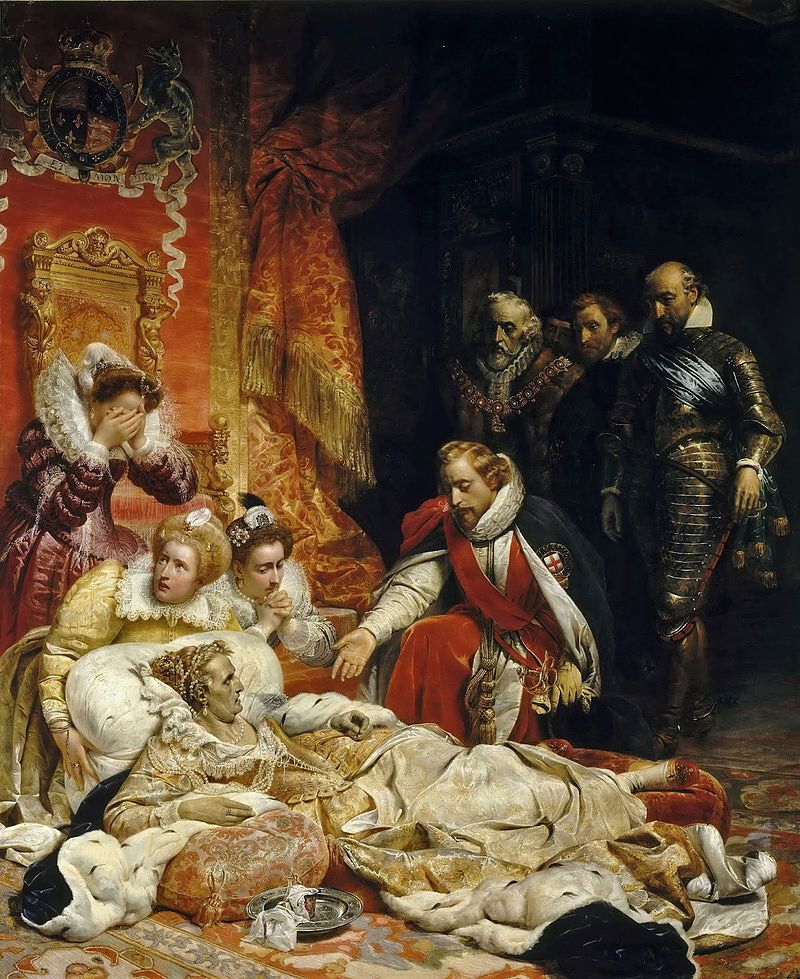 Смерть королевы Елизаветы I.
