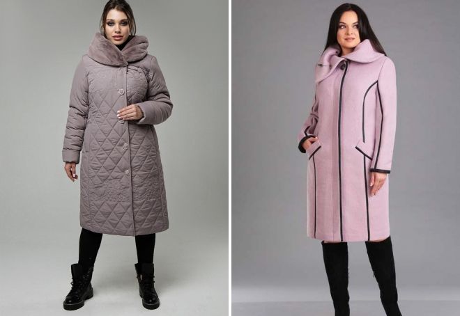 пальто для полных девушек 2019