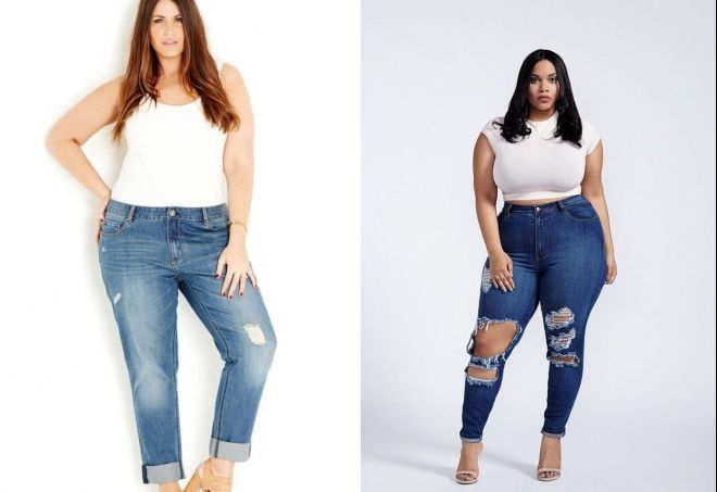 модные джинсы 2019 для полных женщин